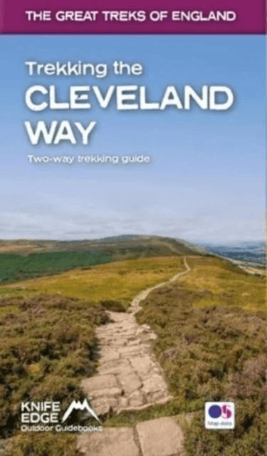 Trekking the Cleveland Way: Two-way guidebook with OS 1:25k maps: 20 different itineraries av Andrew McCluggage