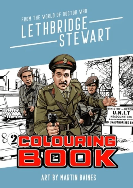 Lethbridge-Stewart Colouring Book av Martin Baines