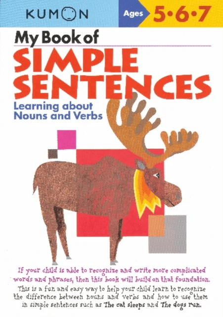 My Book of Simple Sentences: Nouns and Verbs av Kumon