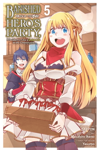 Banished from the Hero's Party, I Decided to Live a Quiet Life in the Countryside, Vol. 5 (manga) av Zappon