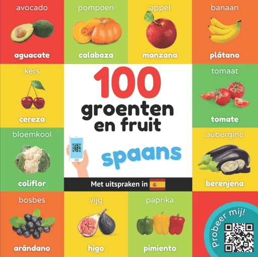 100 groenten en fruit in spaans av Yukismart