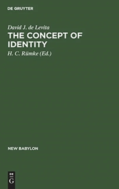 The concept of identity av David J. de Levita
