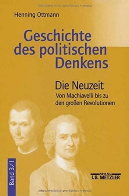 Geschichte des politischen Denkens av Henning Ottmann