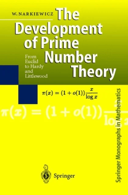 The Development of Prime Number Theory av Wladyslaw Narkiewicz