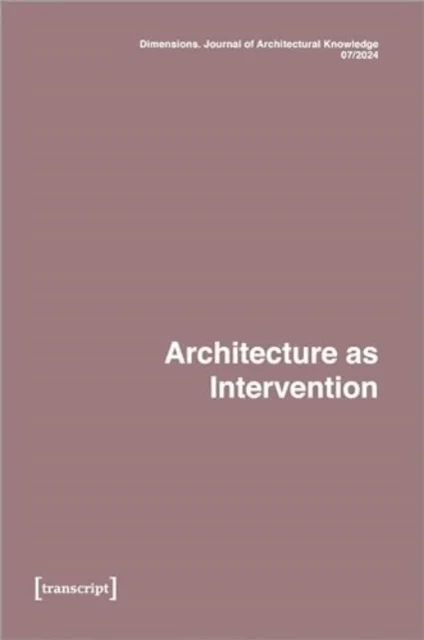 Dimensions. Journal of Architectural Knowledge av Katharina Voigt