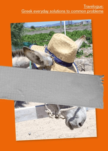 Travelogue: Greek everyday solutions to common problems av Loukas Angelou, Vaso Asfi, Costas Bissas