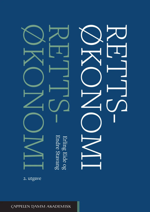 Rettsøkonomi av Erling Eide, Endre Stavang