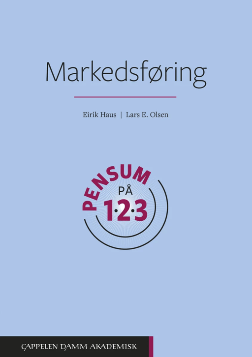 Markedsføring på 1-2-3 av Eirik Haus, Lars E. Olsen