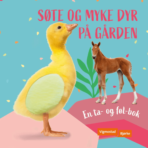Søte og myke dyr på gården