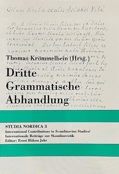 Dritte Grammatische Abhandlung av Óláfr Thordarson Hvítaskáld