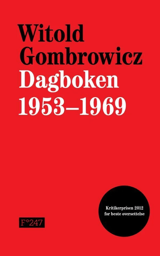 Dagboken 1953-1969 av Witold Gombrowicz