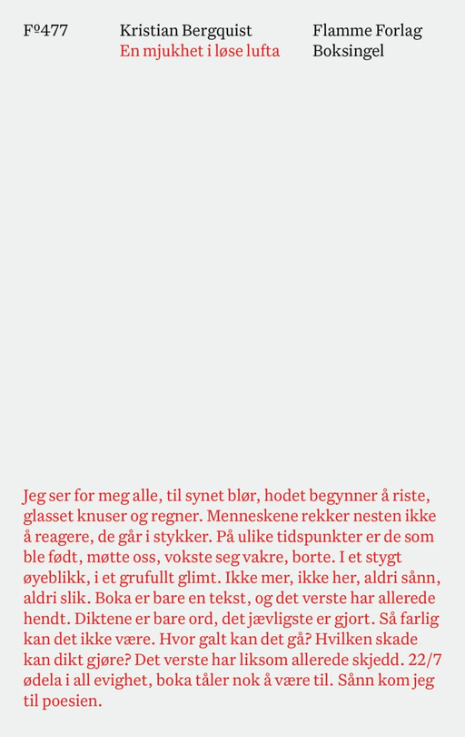 En mjukhet i løse lufta av Kristian Bergquist