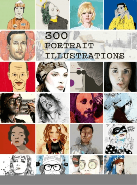 300 Portrait Illustrations av Monsa Publications