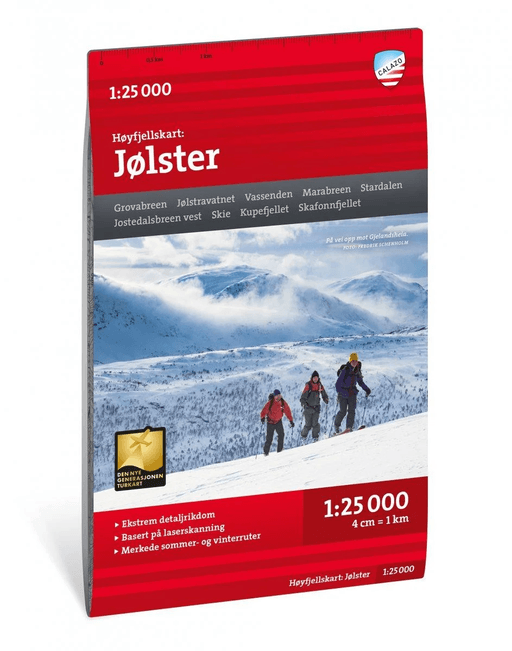 Høyfjellskart Jølster