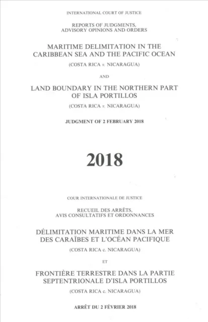 Maritime delimitation in the Caribbean Sea and the Pacific Ocean (Costa Rica v. Nicaragua) land boun av International Court of Justice