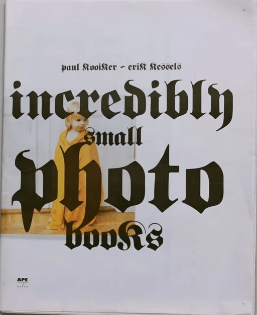 Incredibly small photobooks av Paul Kooiker