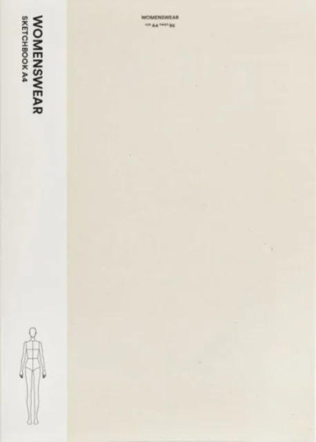 Fashionary Womenswear Sketchbook A4 av Fashionary