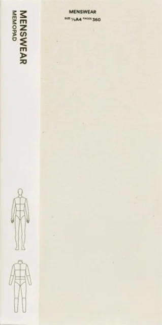 Fashionary Menswear Memopad av Fashionary