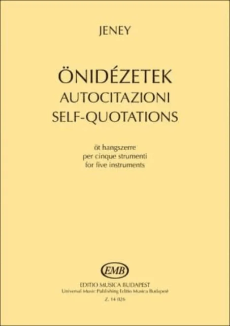 Jeney  Selfquotations av Zoltan Jeney