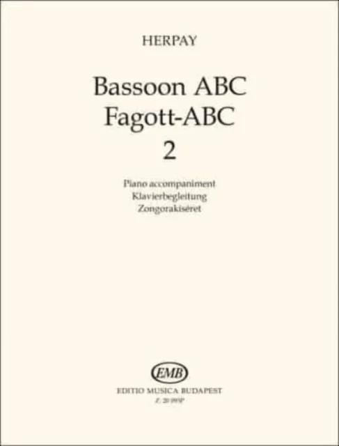 Bassoon ABC 2 Piano accompaniment av Agnes Herpay