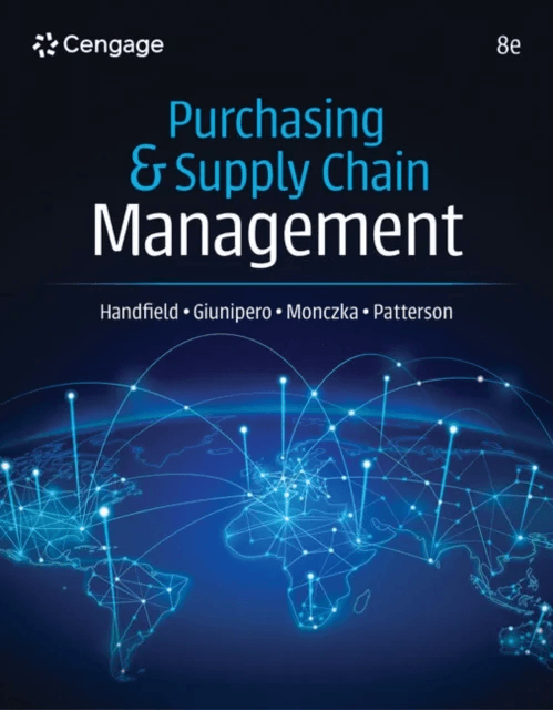 Purchasing and Supply Chain Management av Robert (North Carolina State University) Handfield, Larry (Florida State University) Giunipero, Robert (Mich