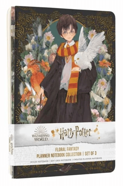 Harry Potter: Floral Fantasy Planner Notebook Collection (Set of 3) av Insight Editions