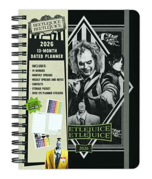 2026 Beetlejuice Beetlejuice 13-Month Weekly Planner av Insight Editions