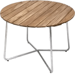 Grythyttan Stålmöbler 9A spisebord Ø100 cm