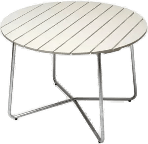 Grythyttan Stålmöbler 9A spisebord Ø100 cm