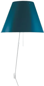 Luceplan Costanza D13 vegglampe petroleum blue