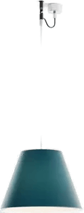 Luceplan Costanza D13 pendel petroleum blue