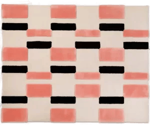 Ogeborg ODC Segment Rug Coral crush-cream-black 200x252 cm