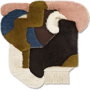 Ogeborg The Cluster ullteppe 99x100 cm