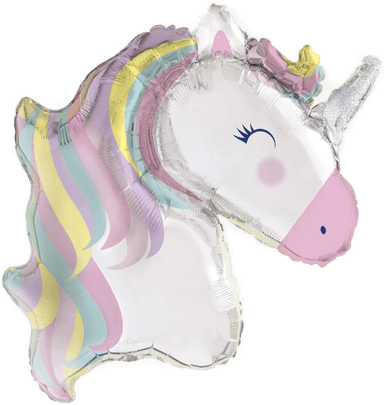 Unique Party Folieballong Enhjørning Lilla