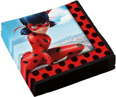 Riethmüller Servietter Miraculous Ladybug 20-pakning