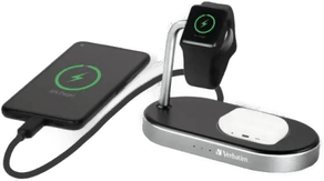 Verbatim WCS-02 Alu 3-in-1 Qi Charger