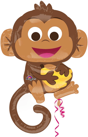 Riethmüller Folieballong Ape med Bananer