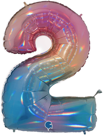 Tallballong Regnbue Mønster - 2 Ballongkungen