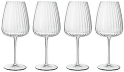 Luigi Bormioli Optica Rødvinsglass 70 cl 4-pakning