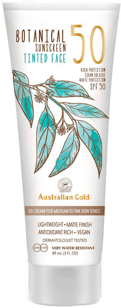 Australian Gold Botanical Sunscreen BB Cream Medium Tan SPF 50 89 ml