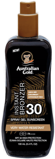 Australian Gold Instant Bronzer Spray Gel SPF 30 100 ml