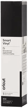 Cricut Smart Vinyl Avtagbar 33 x 640 cm - Svart