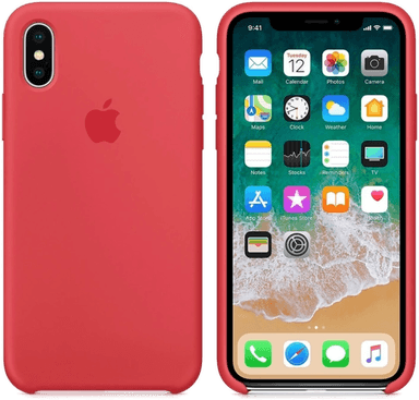 Apple iPhone XS Max silikonetui rød