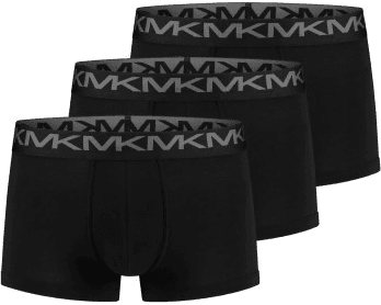 Michael Kors 3P Stretch Factor Boxer Brief Svart