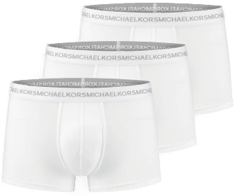 Michael Kors 3P Supreme Touch Trunks Hvit