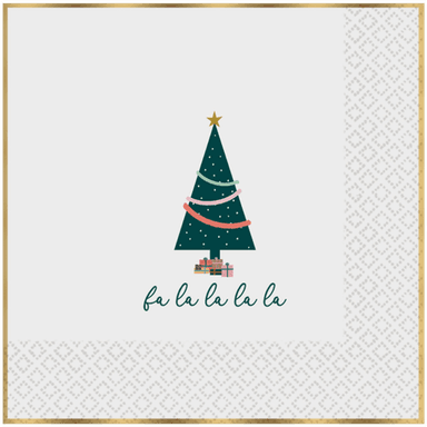 Riethmüller Servietter Juletre med Gullkant