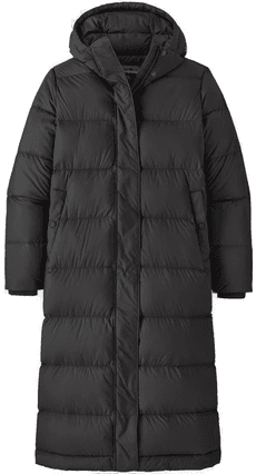 Patagonia Silent Long Down Parka Women Black