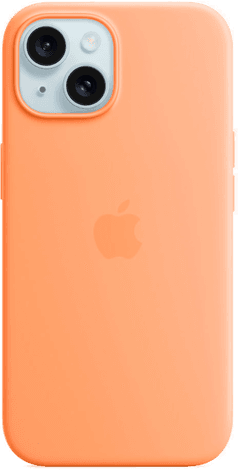 Apple MagSafe Silikondeksel iPhone 15 Sorbet Orange