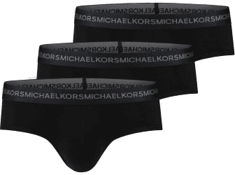 Michael Kors 3P Supreme Touch Brief Svart