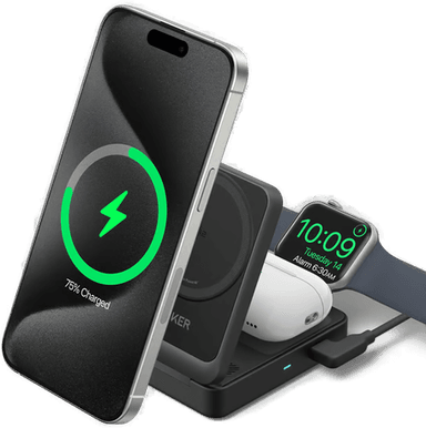 Anker MagGo Trådløs 3-i-1-ladestasjon